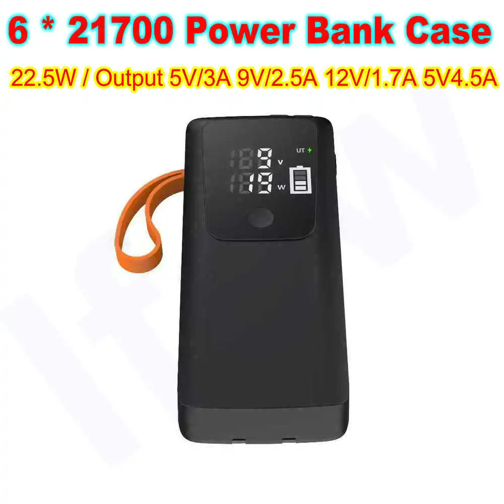 21700  Battery Case Power Bank - Battery Case Storage reseña y precio