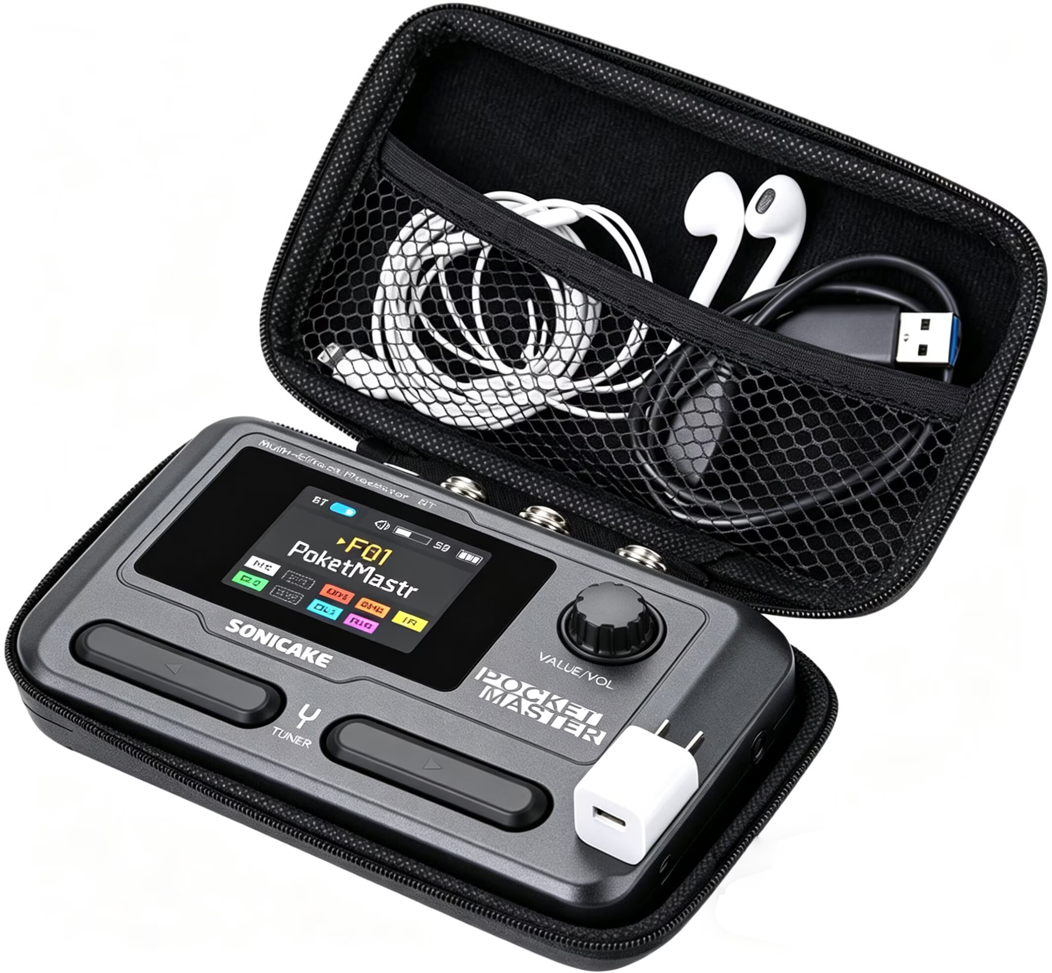 EVA Hard Graphing Calculator C - Battery Case Storage reseña y precio