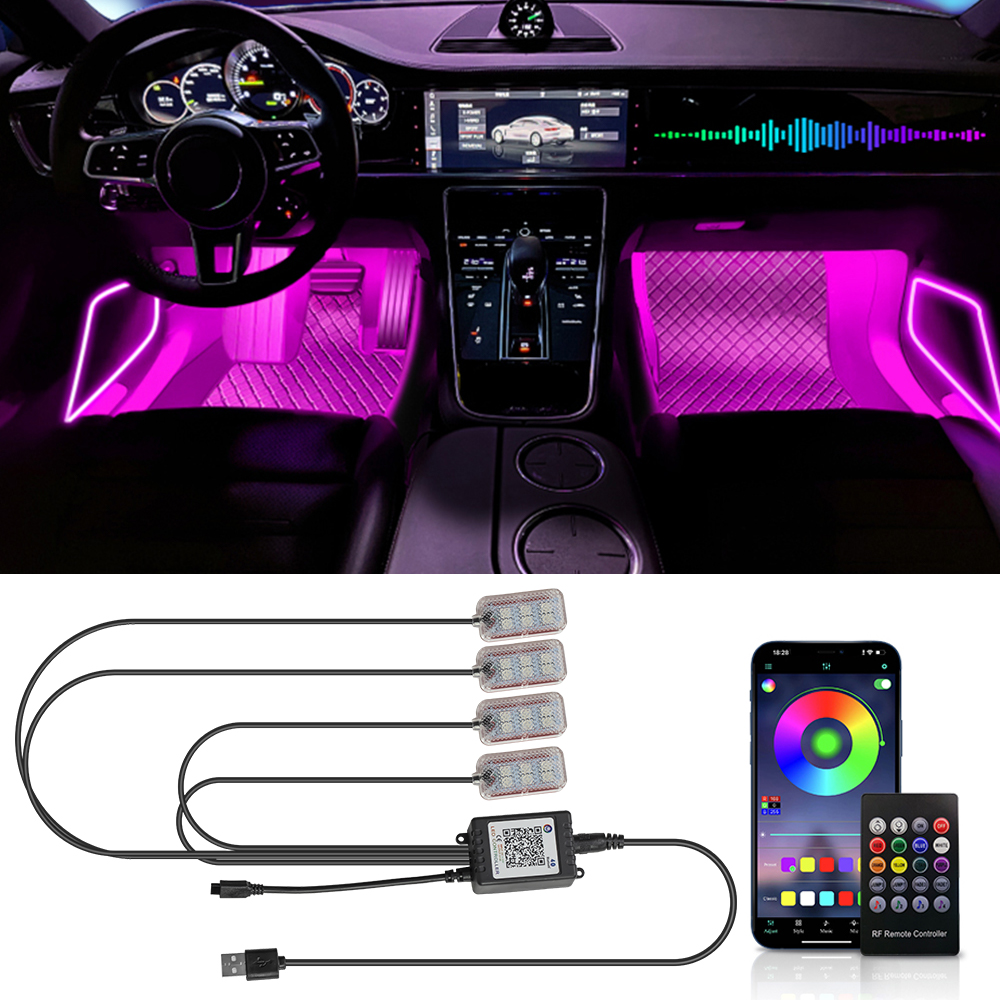 Car Led Foot Ambient With USB  - Vape Decoration reseña y precio