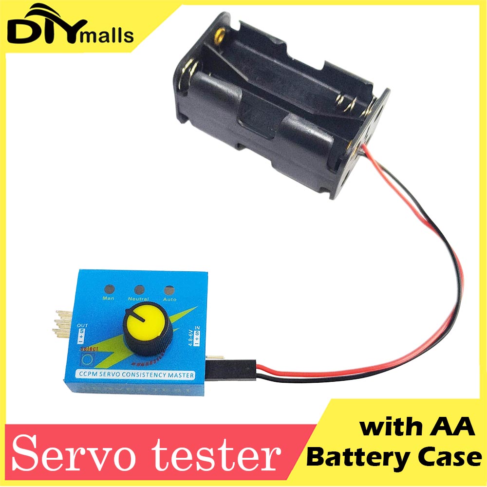 Servo Tester 3CH Digital ESC S - Battery Case Storage reseña y precio