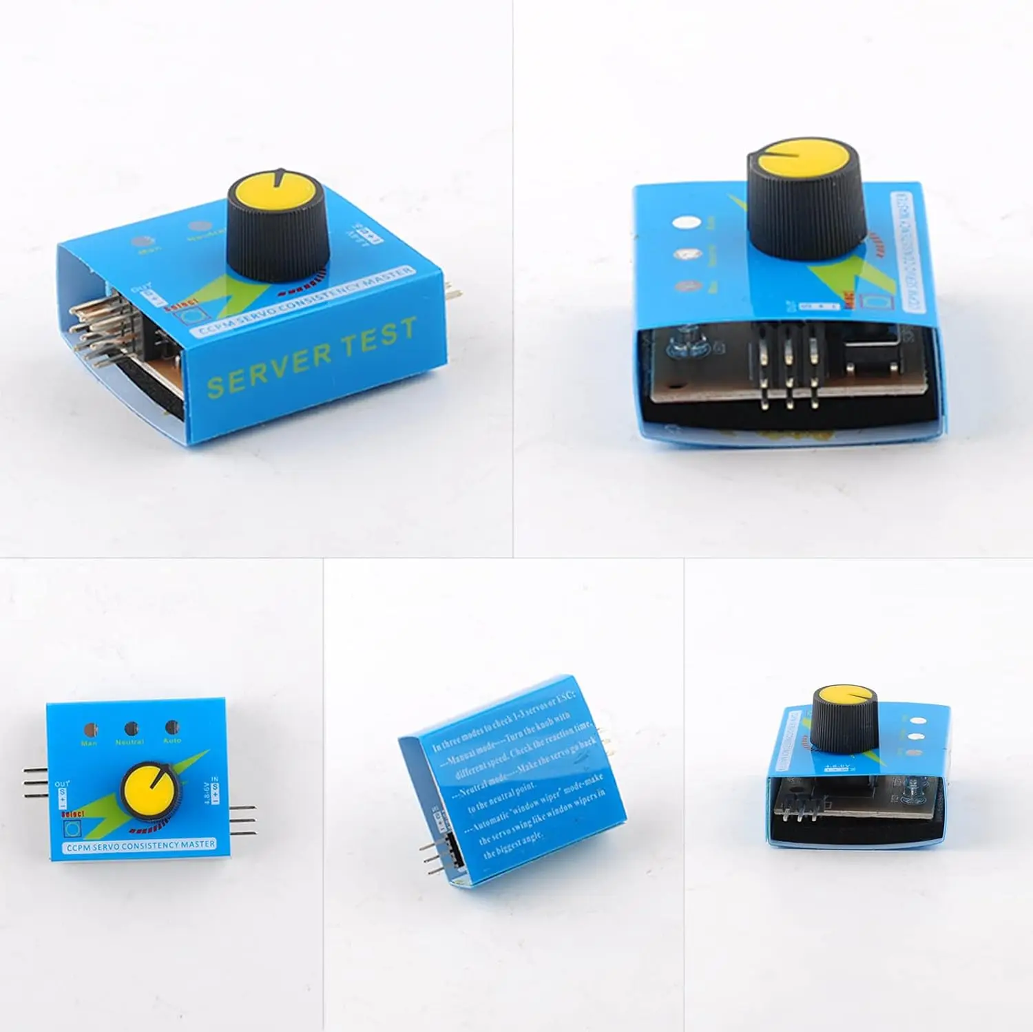 Servo Tester 3CH Digital ESC S - Battery Case Storage reseña y precio