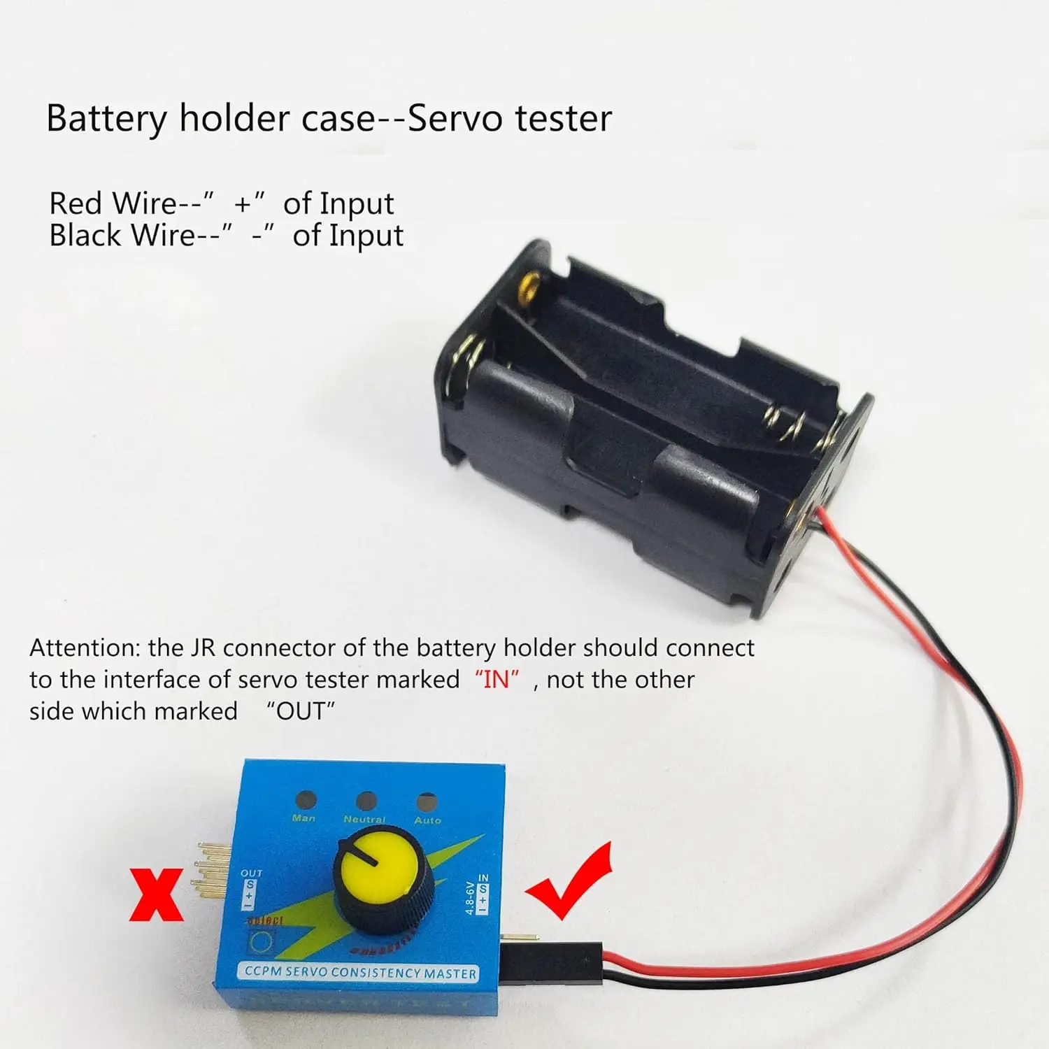 Servo Tester 3CH Digital ESC S - Battery Case Storage reseña y precio