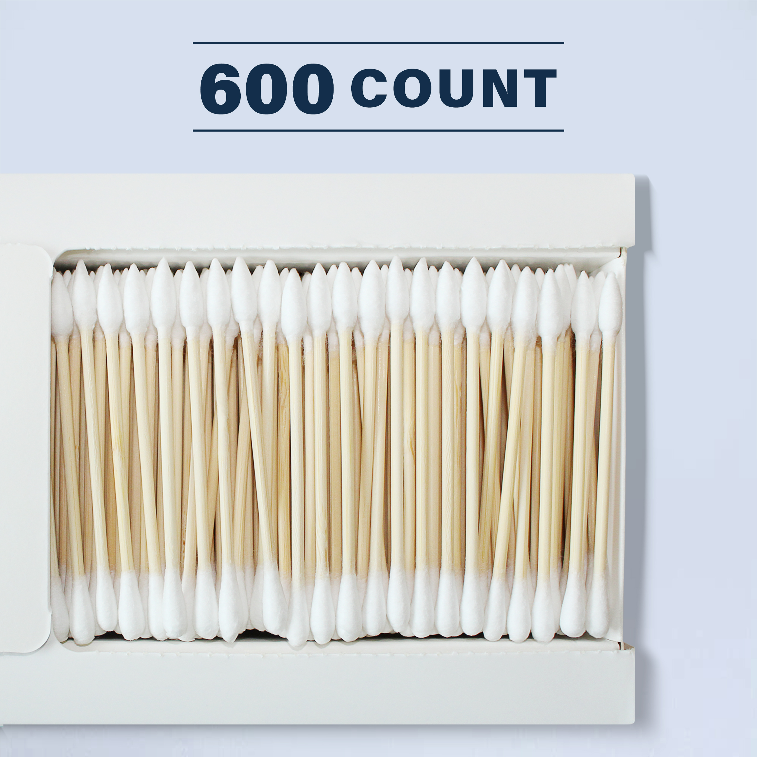 Bamboo Cotton Swabs 600 Count/ - Cotton Wick Organic reseña y precio