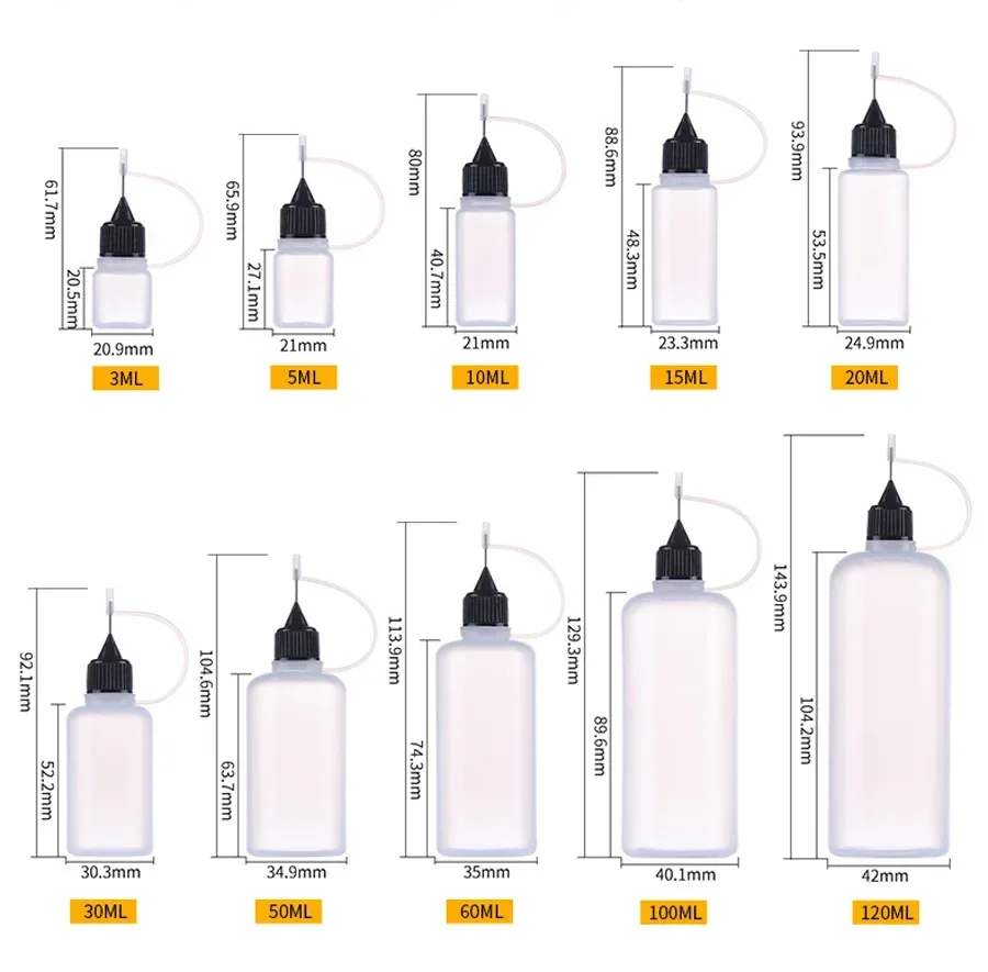 5-10pcs 5ml-120ml Empty Plasti - Squonk Bottle Silicone reseña y precio
