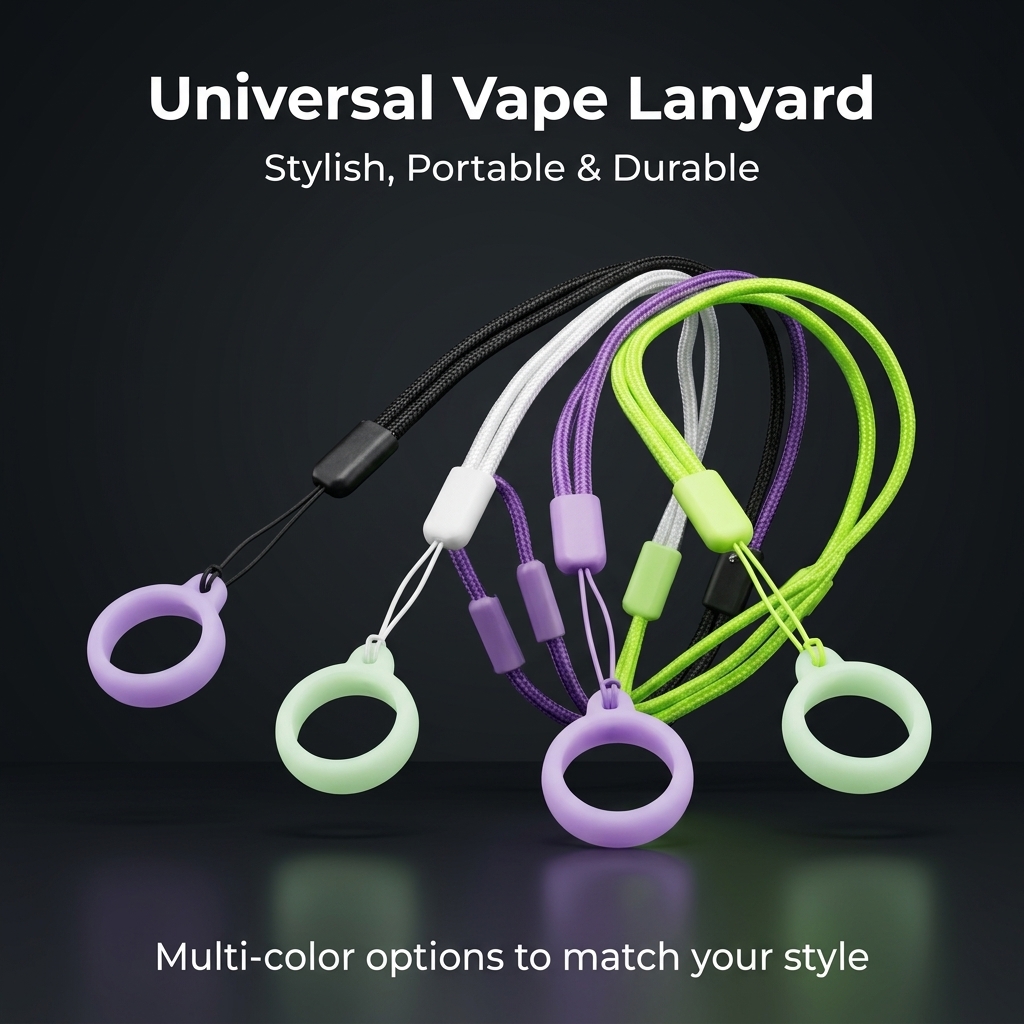 Multi-Color E-cigarette Lanyar - Vape Band Silicone reseña y precio