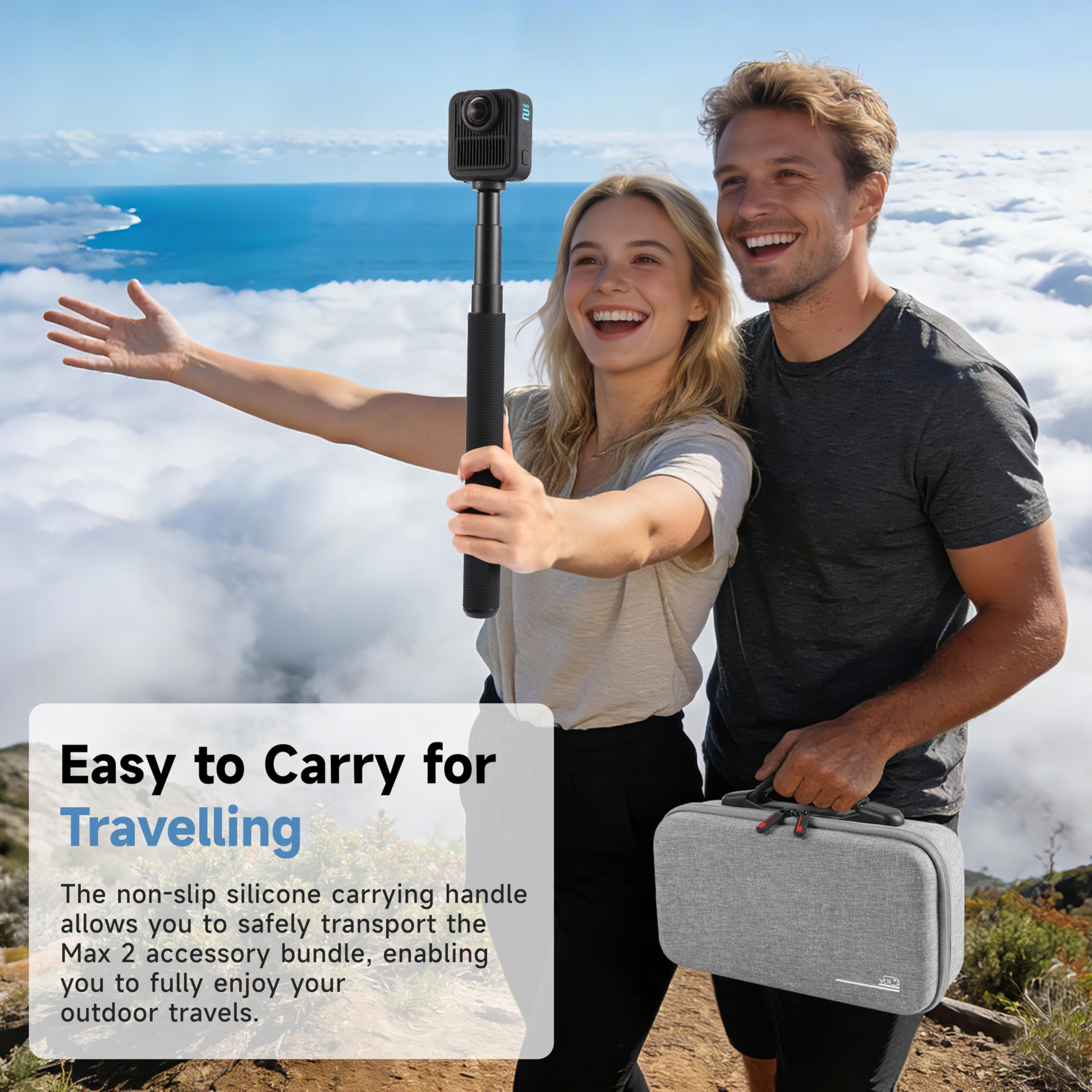 Carrying Case for Gopro Max 2  - Battery Case Storage reseña y precio