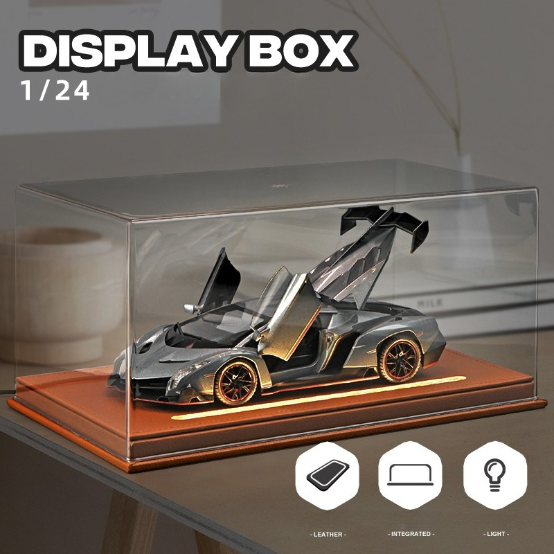Acrylic Display Box with Light - Battery Case Storage reseña y precio