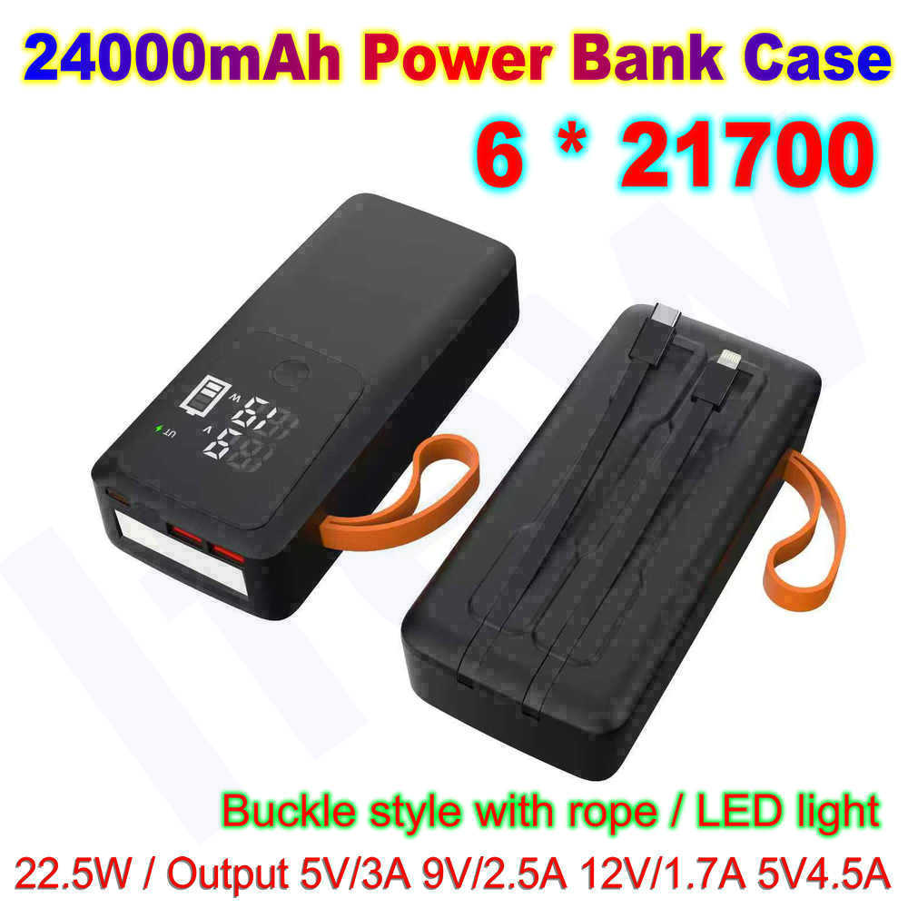 21700 Battery Power Bank Housi - Battery Case Storage reseña y precio