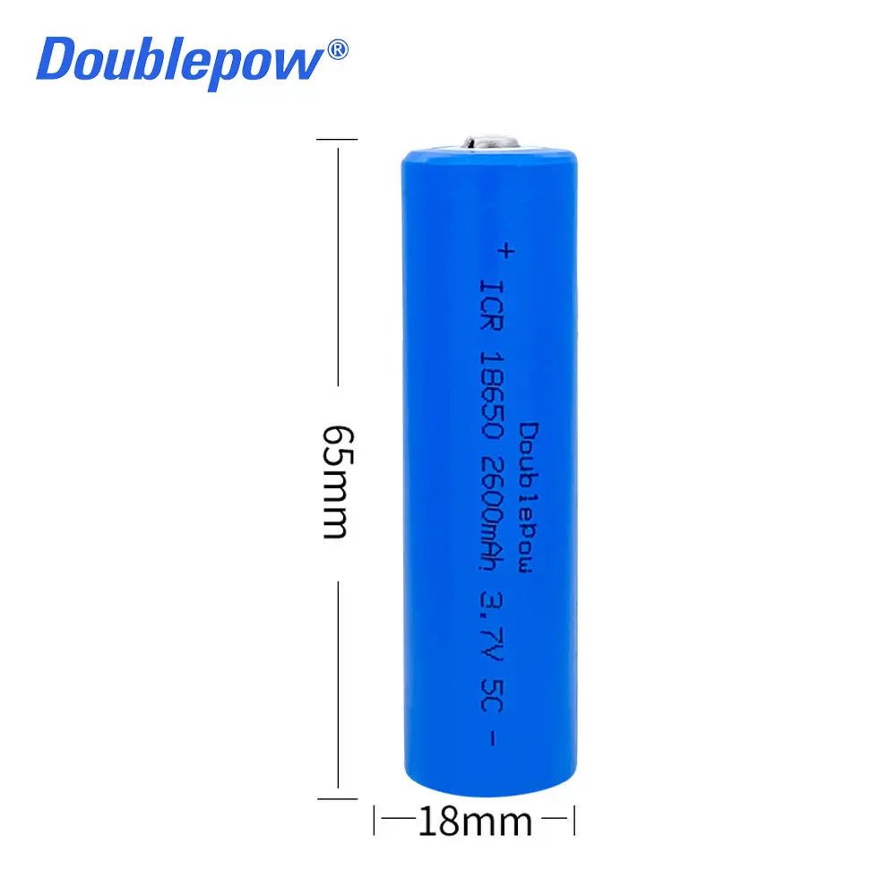 Doublepow  18650 battery 3.7v  - Vape Battery 18650 reseña y precio