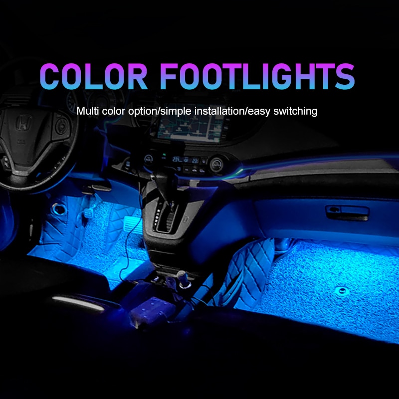 Car Neon Light Foot Light LED  - Vape Decoration reseña y precio