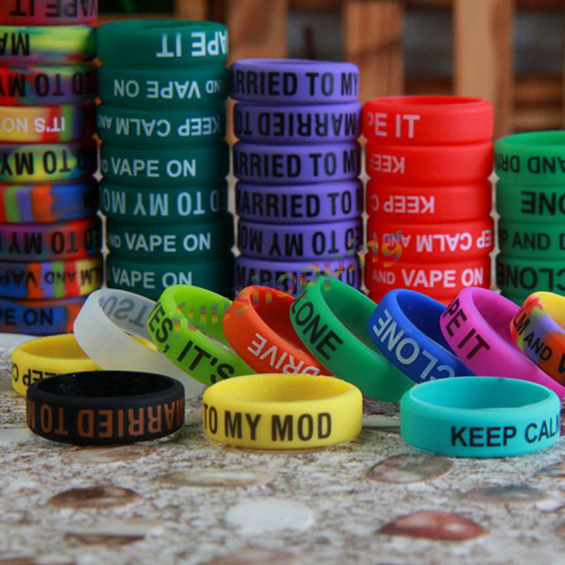 10 pcs / Lot Multi-color Anti- - Vape Band Silicone reseña y precio