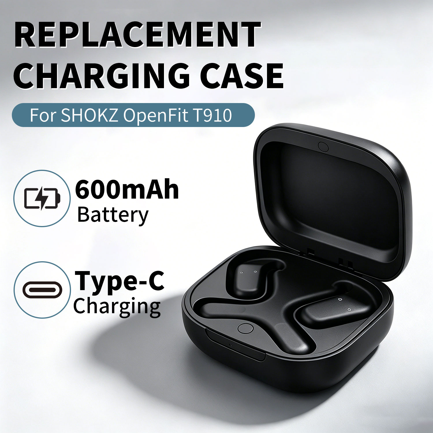 Replacement Charging Case For  - Battery Case Storage reseña y precio