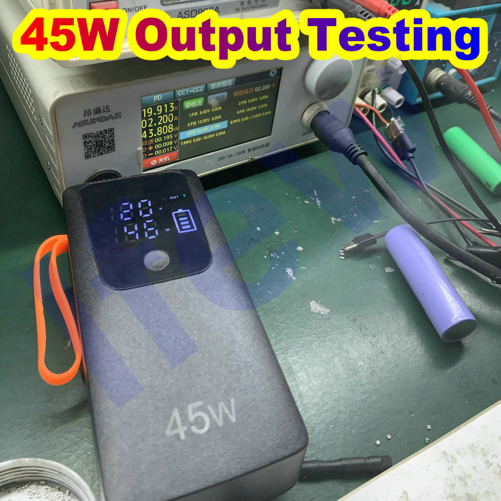 45W Power Bank Shell 21700 Bat - Battery Case Storage reseña y precio