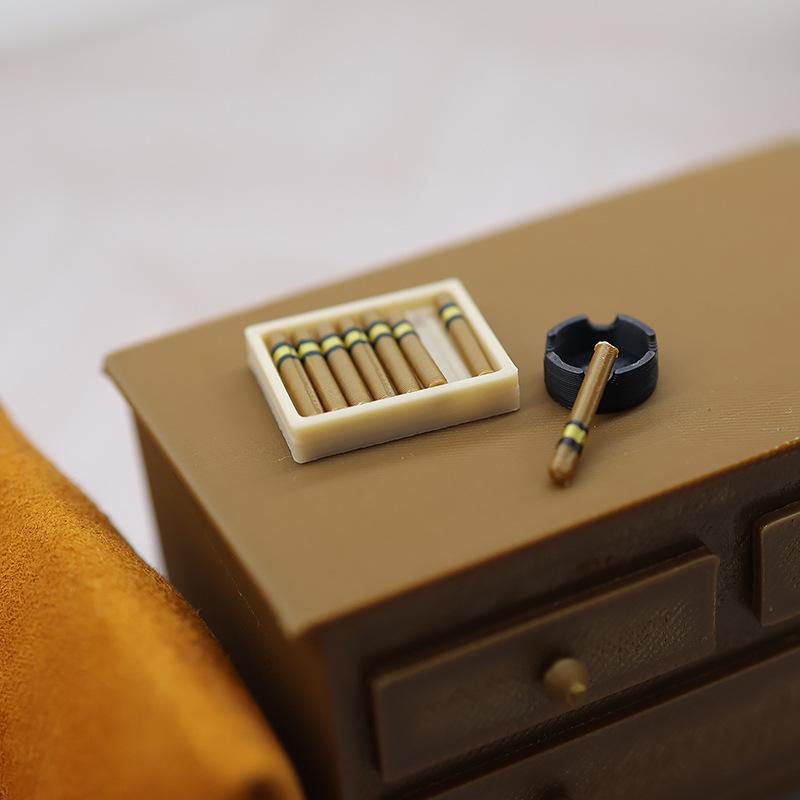 1:12 Mini Dollhouse Cigar Asht - Vape Decoration reseña y precio