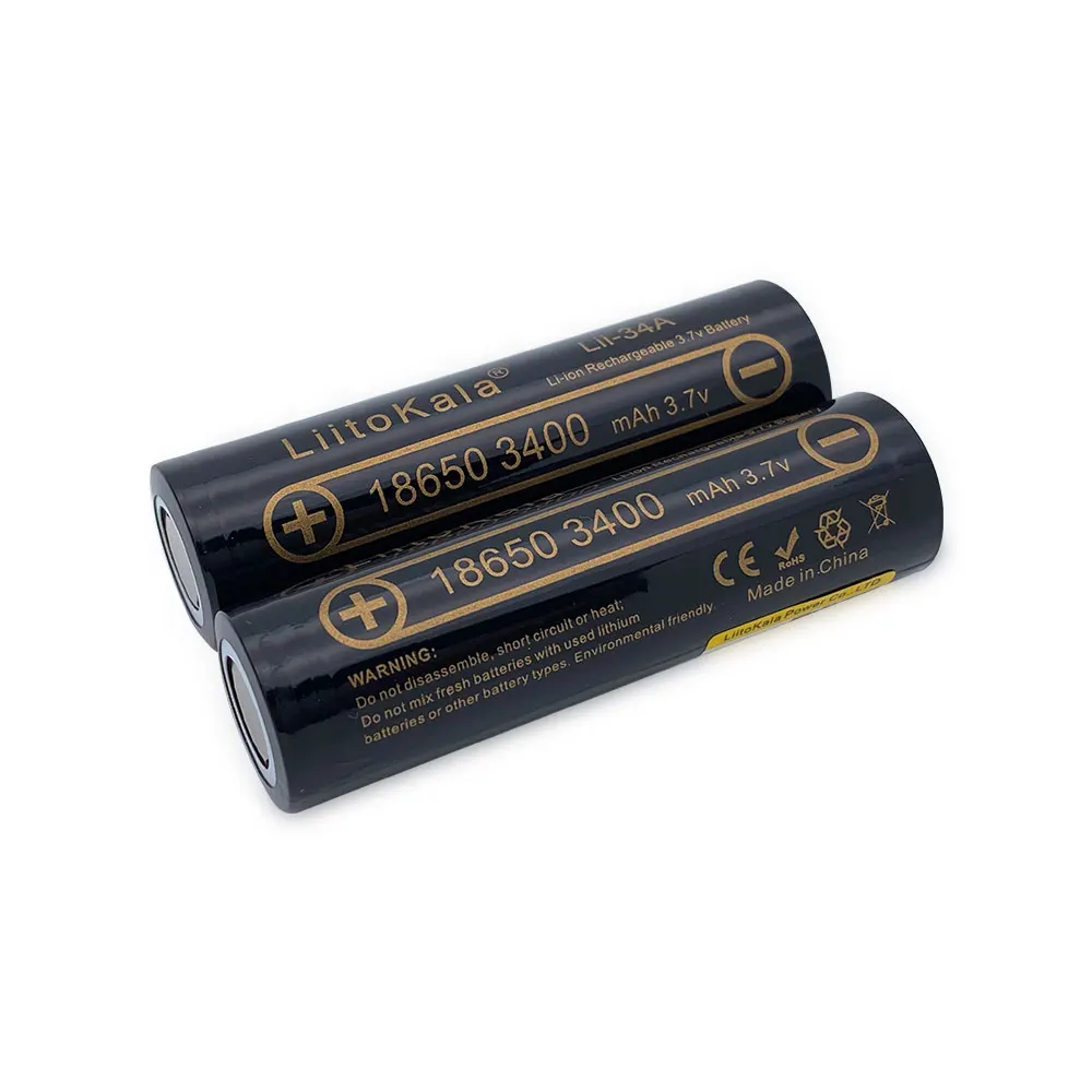 1-10PCS  Original Liitokala Li - Vape Battery 18650 reseña y precio