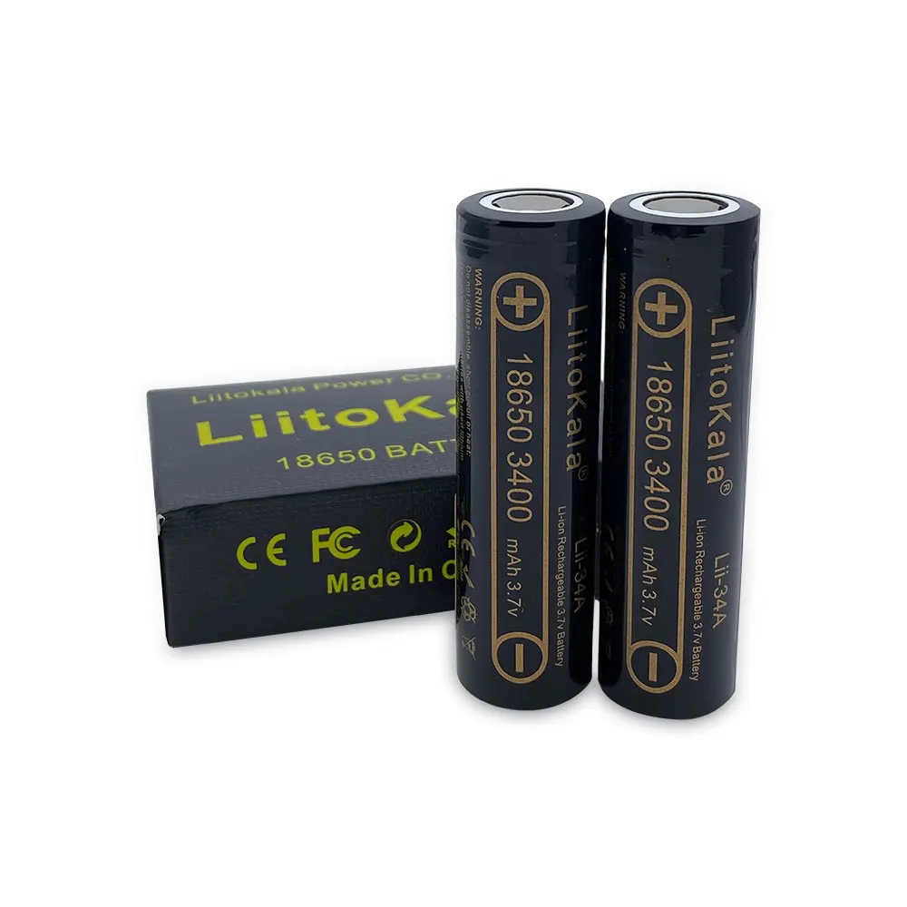 1-10PCS  Original Liitokala Li - Vape Battery 18650 reseña y precio
